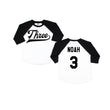 Load image into Gallery viewer, Three Baseball Raglan