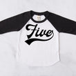 Load image into Gallery viewer, Five Baseball Raglan