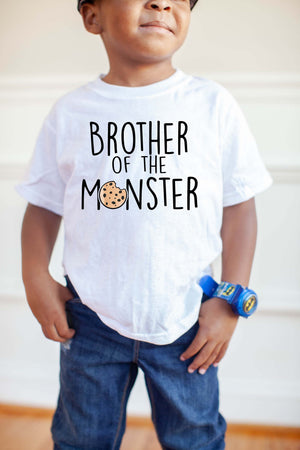 "Sibling of the Monster" Cookie Brother Sister Family T-Shirt