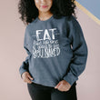 Load image into Gallery viewer, "Eat Like No One Is Going To See You Naked" Thanksgiving Sweatshirt