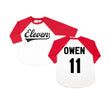 Load image into Gallery viewer, "Eleven" 11th Birthday Baseball Raglan
