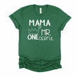 Load image into Gallery viewer, Cut Out "Mom, Dad of Mr. Onederful" 1st Birthday Family Shirts