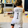 Load image into Gallery viewer, "Wild One" First Birthday Romper with Knee Patch
