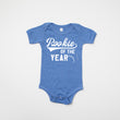 Load image into Gallery viewer, "Rookie of the Year" 1st Birthday Personalized Baseball T-shirt/Bodysuit