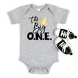 Load image into Gallery viewer, "The Big One Crown" Hip Hop Personalized First Birthday T-shirt/Bodysuit