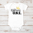 Load image into Gallery viewer, "Notorious One" Hip Hop Personalized First Birthday T-shirt/Bodysuit