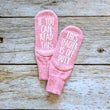 Load image into Gallery viewer, "If You Can Read This...This Teacher Is Off Duty" Women's Novelty Socks and Book Bag Bundle