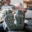 Load image into Gallery viewer, "If You Can Read This...Bring Me A Cup Of Coffee" Socks Coffee Gift.