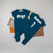 Load image into Gallery viewer, Black "One" Retro Slim Fit 1st Birthday Romper