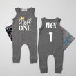 Load image into Gallery viewer, New "Wild One" 1st Birthday Slim Fit First Birthday Romper