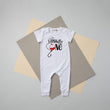 Load image into Gallery viewer, "O'fishally One" Slim Fit 1st Birthday Romper