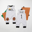 Load image into Gallery viewer, "Mr. Onederful" First Birthday Romper with Knee Patches