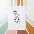 Load image into Gallery viewer, Teddy Bear Themed 2nd Birthday T-shirt