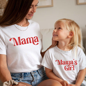 "Mama, Mama's Boy / Girl" Mommy and Me T-shirt/Bodysuits