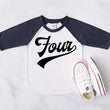 Load image into Gallery viewer, Four Baseball Raglan