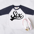 Load image into Gallery viewer, Six Baseball Raglan