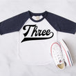 Load image into Gallery viewer, Three Baseball Raglan