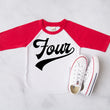 Load image into Gallery viewer, Four Baseball Raglan