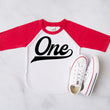 Load image into Gallery viewer, One Baseball Raglan