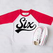 Load image into Gallery viewer, Six Baseball Raglan