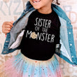 Load image into Gallery viewer, "Sibling of the Monster" Cookie Brother Sister Family T-Shirt