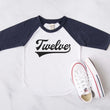Load image into Gallery viewer, "Twelve" Birthday Number Raglan