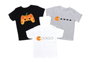 Pumpkin Video Game Halloween-Themed T-shirt/Bodysuit