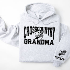 Cross Country Personalized Hoodie Sweatshirt for Mom, Dad or Family Supporters
