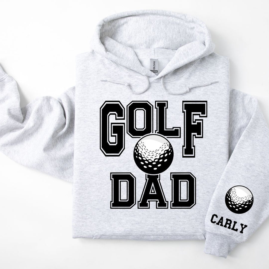 Golf Personalized Hoodie Sweatshirt for Mom, Dad or Family Supporters