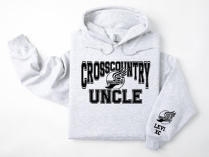 Cross Country Personalized Hoodie Sweatshirt for Mom, Dad or Family Supporters
