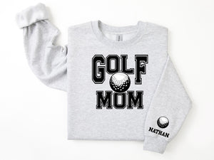 Golf Personalized Sweatshirt for Mom, Dad or Family Supporters