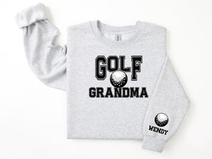 Golf Personalized Sweatshirt for Mom, Dad or Family Supporters