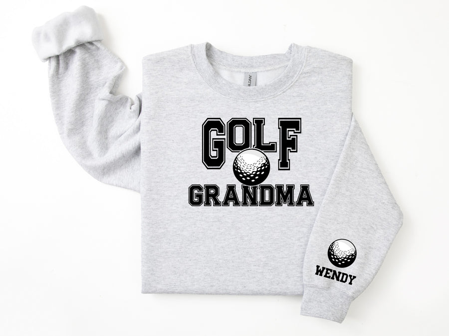 Golf Personalized Sweatshirt for Mom, Dad or Family Supporters