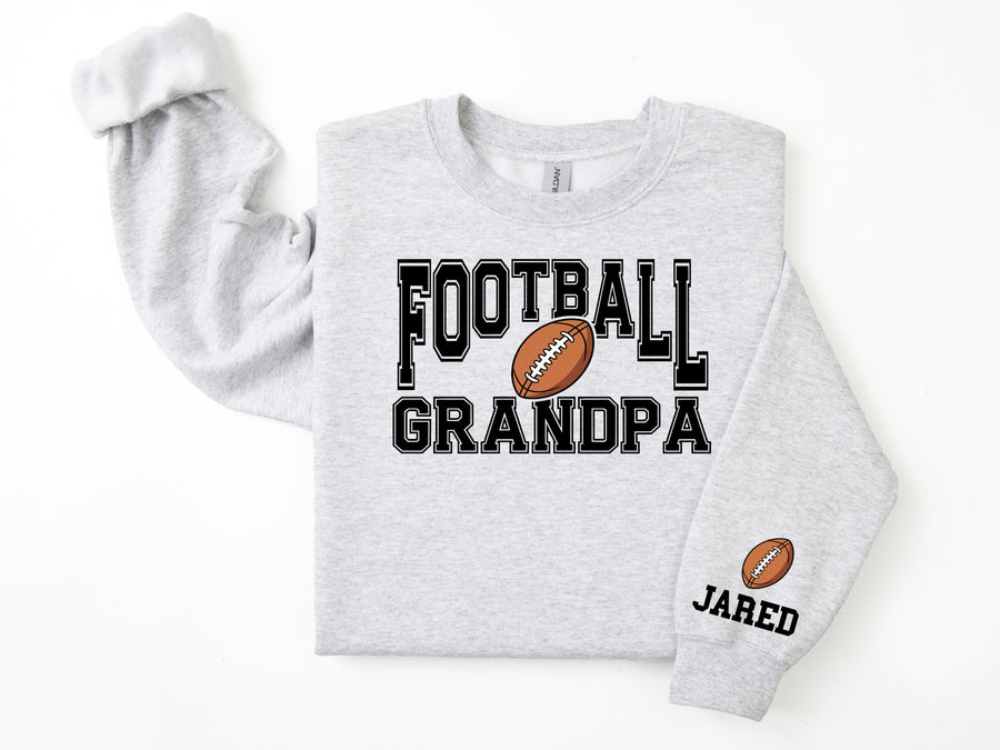 Football Personalized Sweatshirt for Mom, Dad or Family Supporters