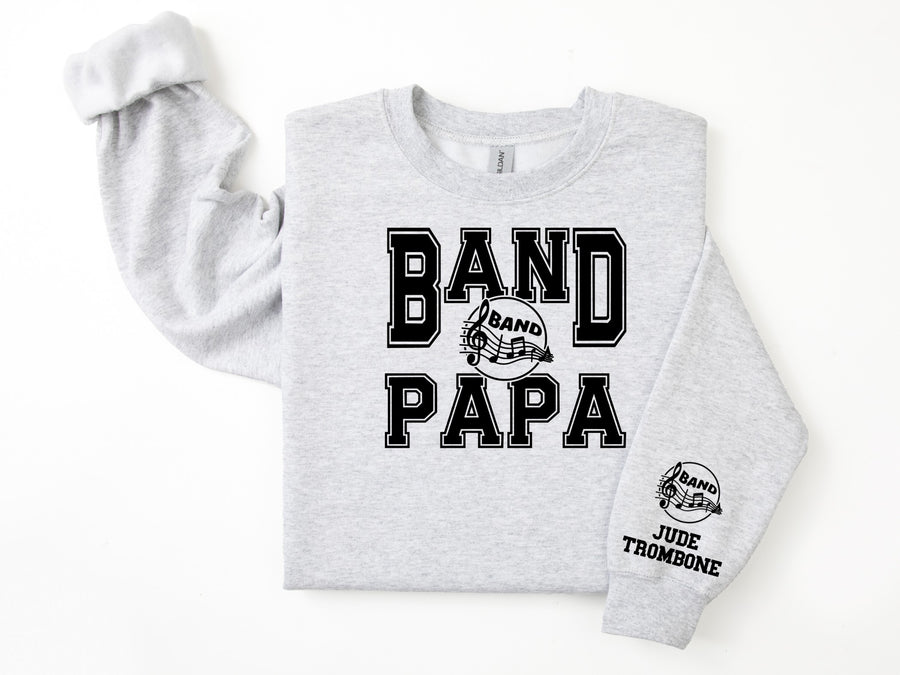 Band Personalized Sweatshirt for Mom, Dad or Family Supporters