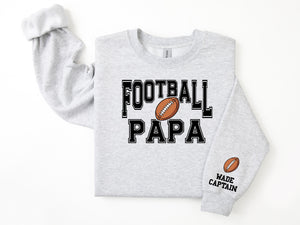 Football Personalized Sweatshirt for Mom, Dad or Family Supporters