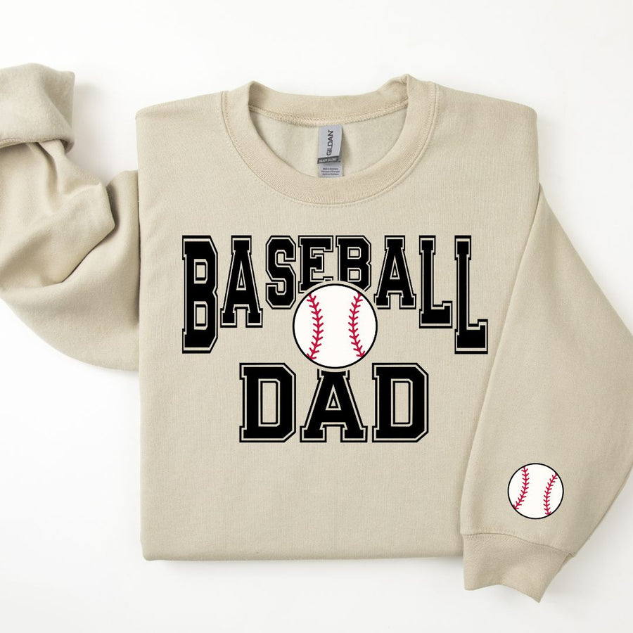 Baseball Personalized Sweatshirt for Mom, Dad or Family Supporters
