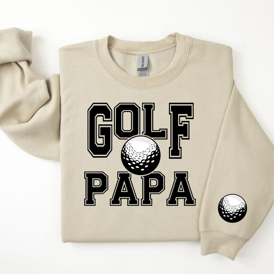 Golf Personalized Sweatshirt for Mom, Dad or Family Supporters