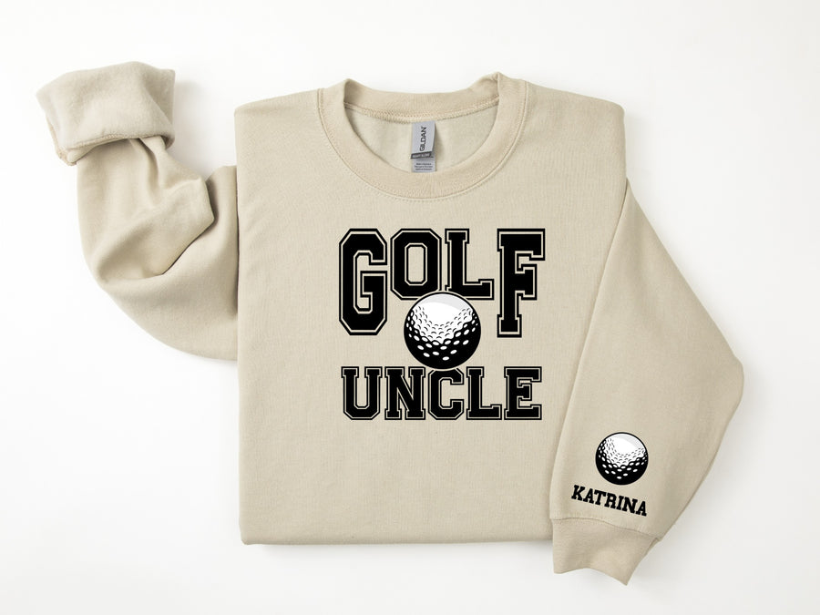 Golf Personalized Sweatshirt for Mom, Dad or Family Supporters