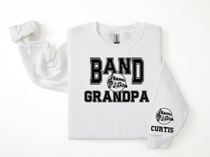 Band Personalized Sweatshirt for Mom, Dad or Family Supporters
