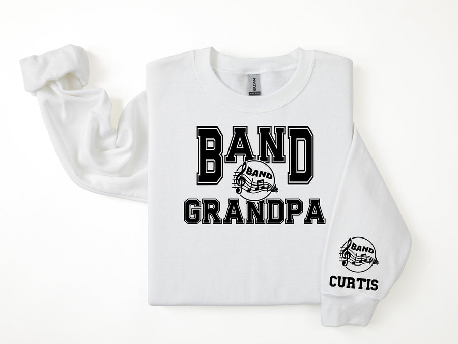 Band Personalized Sweatshirt for Mom, Dad or Family Supporters