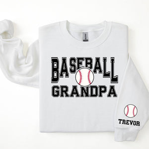 Baseball Personalized Sweatshirt for Mom, Dad or Family Supporters