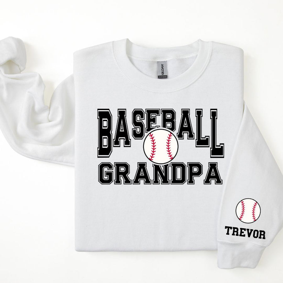 Baseball Personalized Sweatshirt for Mom, Dad or Family Supporters