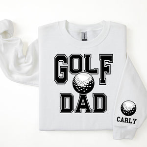 Golf Personalized Sweatshirt for Mom, Dad or Family Supporters