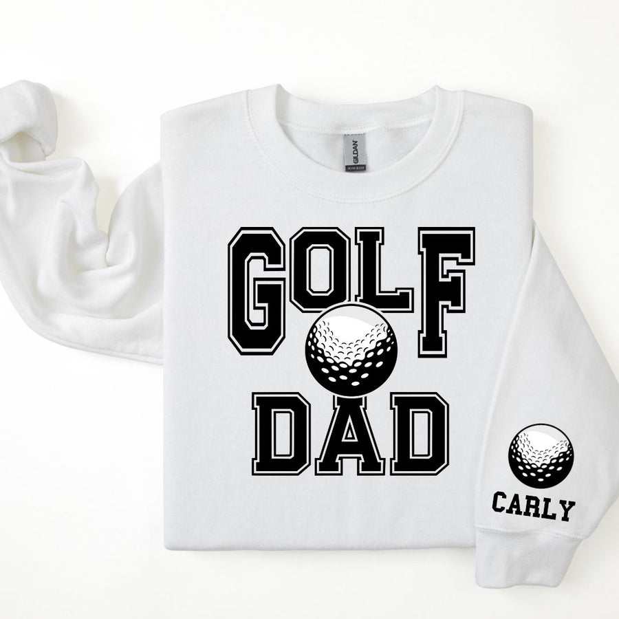 Golf Personalized Sweatshirt for Mom, Dad or Family Supporters