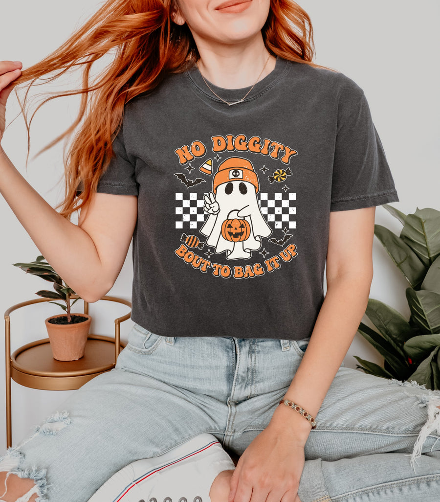 No Diggity 'Bout To Bag It Up Costume T-Shirt No Diggity 'Bout To Bag It Up Costume T-Shirt