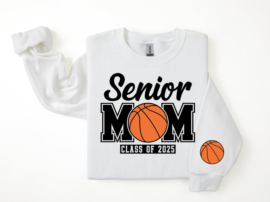 Senior Mom Personalized Basketball Sweatshirt – 2TroubleBoys