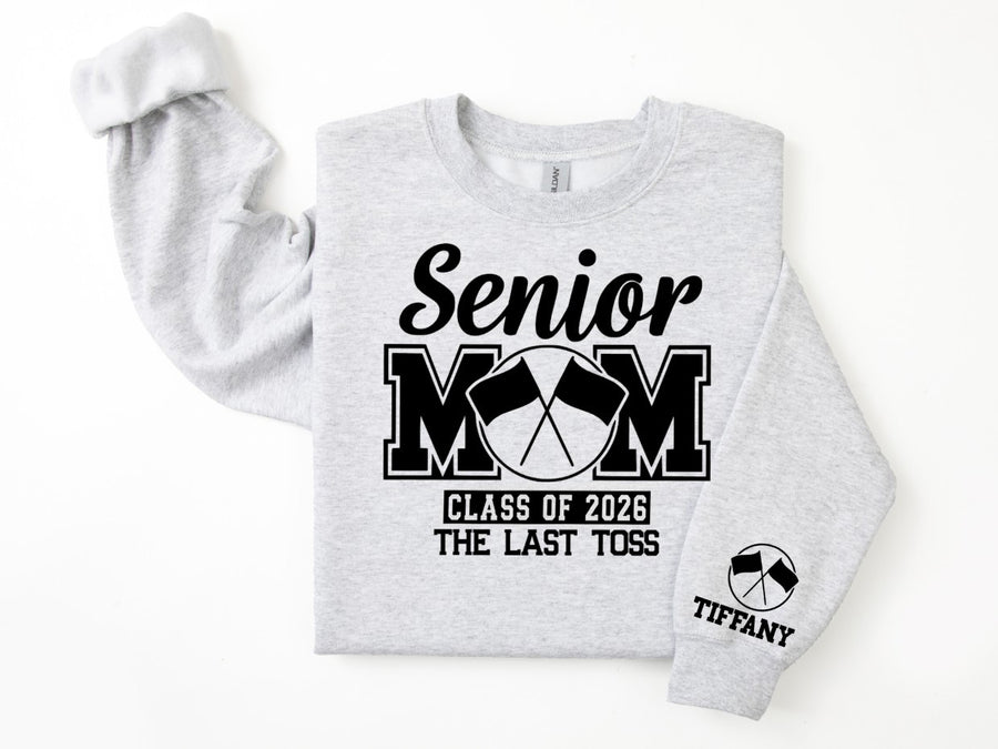 Senior Mom Personalized Color Guard Sweatshirt