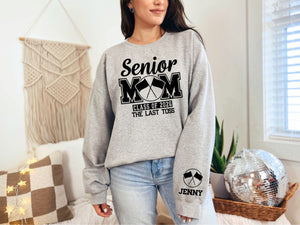 Senior Mom Personalized Color Guard Sweatshirt