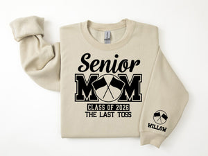Senior Mom Personalized Color Guard Sweatshirt